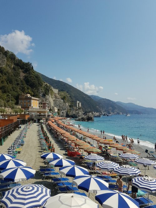 Monterosso al Mare. It boasts some great beaches for sunbathing and swimming, as well as wine and artisan shops.